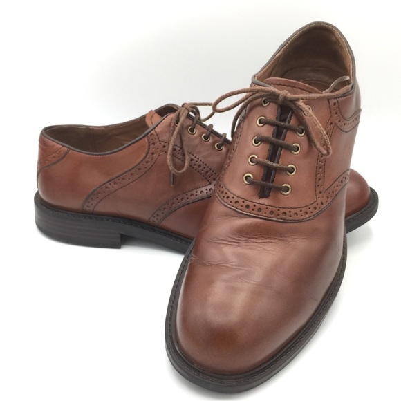 Johnston & Murphy Other - Johnston and Murphy Soft Brown Leather Oxfords
